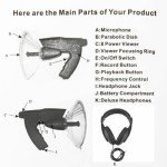 Parabolic Microphone Sound Amplifier for Listening
