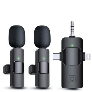 LAVRIDER Wireless Mic for YouTube & Noise Cancellation