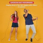 Wired Unidirectional Karaoke Microphone - Black