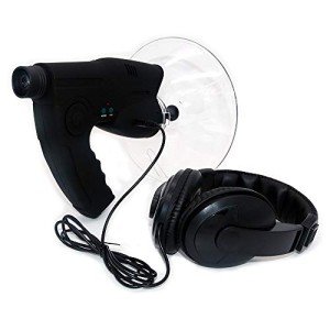 NUZAMAS Parabolic Dish Microphone for Long-Distance Listening