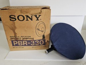 SONY PBR-330 Parabolic Microphone with Softcase
