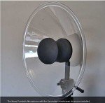 Mono Parabolic Microphone with Polycarbonate Dish