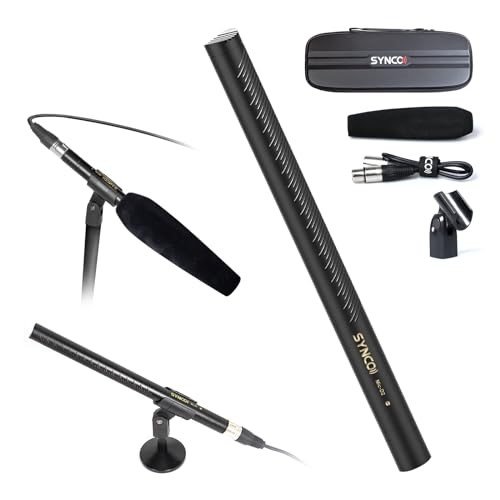 SYNCO D2 Hypercardioid Shotgun Microphone for Recording
