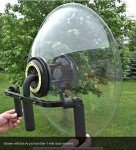 Mono Parabolic Microphone with Polycarbonate Dish