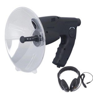8X Magnification Parabolic Microphone for Bird Listening