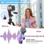 Dual Wireless Lavalier Microphone for Video Recording