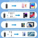 Dual Wireless Lavalier Microphone for Video Recording