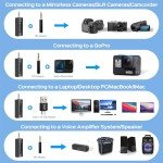 Dual Wireless Lavalier Microphone for Video Recording