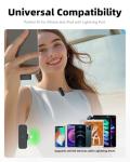 Rythflo Wireless Lavalier Mic for iPhone 14/13/12