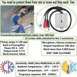 Outdoor Parabolic Microphone for CCTV Surveillance