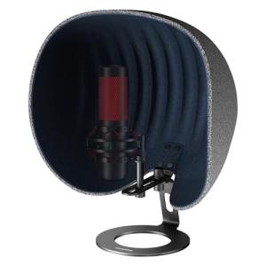 360° Microphone Isolation Shield for Studio Recording