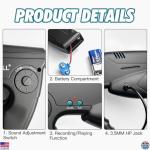 HAUSBELL Parabolic Listening Device with Headphones