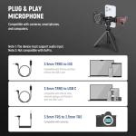 NEEWER Plug & Play Vlog Microphone for Cameras