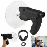 100m Parabolic Listening Device Microphone Amplifier
