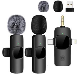 Wireless Lavalier Microphone for iPhone and Android