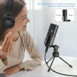 FIFINE USB Podcast Microphone for Laptops