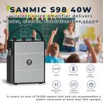 SANMIC Bluetooth Voice Amplifier and Wireless Microphone