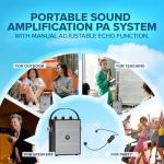 SANMIC Bluetooth Voice Amplifier and Wireless Microphone