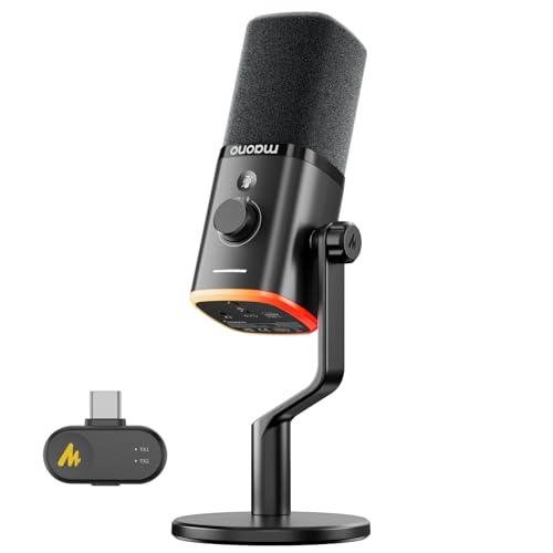 MAONO PD100W Wireless USB Microphone for Gaming