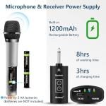 Bietrun Wireless Microphone System with Bluetooth & Echo