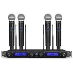 MicrocKing Wireless Microphone System with 4 Mics