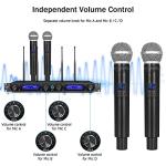 MicrocKing Wireless Microphone System with 4 Mics