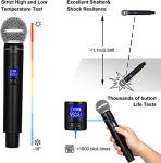 MicrocKing Wireless Microphone System with 4 Mics