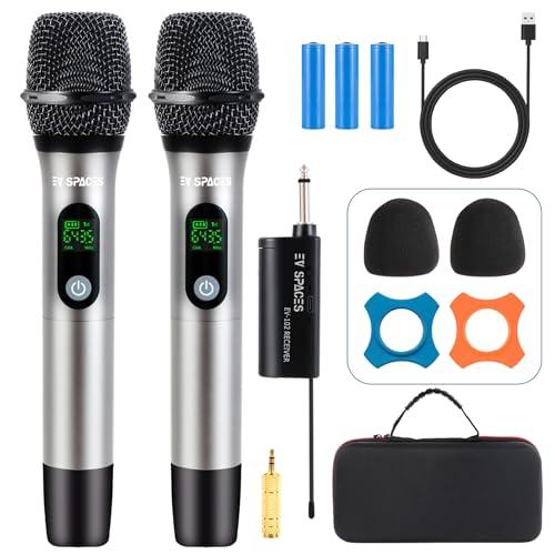Dual Wireless Handheld Microphone System for Events