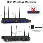 MicrocKing Wireless Microphone System with 4 Mics