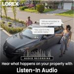 Lorex 4K HD Weatherproof Security Camera with Audio