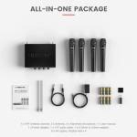 Phenyx Pro 4-Channel Wireless Microphone System