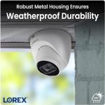Lorex 4K HD Weatherproof Security Camera with Audio
