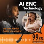 EKSA Wireless Noise-Canceling Bluetooth Headset