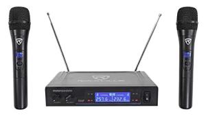 Rockville RWM1203VH Dual Wireless Microphone System