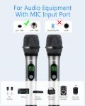 Dual Wireless Handheld Microphone System for Events
