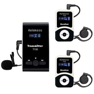 Retekess T130 Wireless Tour Guide System with Headphones
