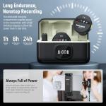 NEEWER Wireless Lavalier Microphone System for Phones