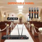 Innopow 4-Channel Wireless Microphone System