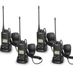 SAMCOM Long Range Walkie Talkies with Speaker Mic