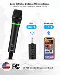 Bietrun Wireless Rechargeable Microphone with 168FT Range
