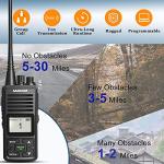 SAMCOM Long Range Walkie Talkies with Speaker Mic