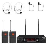 Innopow Dual UHF Wireless Lavalier Microphone System