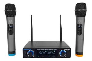 Rockville RWM72U Dual UHF Wireless Microphone System