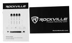 Rockville RWM4401UH Quad UHF Wireless Microphone System