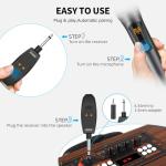 Aveek Wireless Karaoke Microphone - Rechargeable, 10 Hours