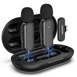 LEKATO Wireless Lavalier Mic Bundle for Android