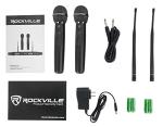 Rockville UHF Wireless Dual Microphone System