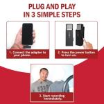 TikTalkPro Wireless Lavalier Microphone - 2 Pack