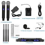 MicrocKing Wireless Mic System with 2 Handhelds