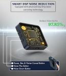 Wireless Noise-Cancelling Lavalier Microphone, 45M Range